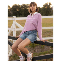 Polo de rugby LeMieux Rochelle femme Fondant Rose