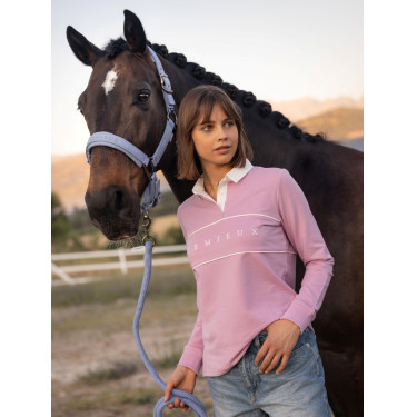 Polo de rugby LeMieux Rochelle femme Fondant Rose