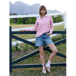 Polo de rugby LeMieux Rochelle femme Fondant Rose