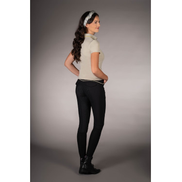 Polo Laura Garrelli Limone manches courtes femme Gris / beige Polo Laura Garrelli Limone manches courtes femme Gris / beige