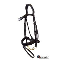 Bridon Signature by Antares dressage muserolle combinée Noir