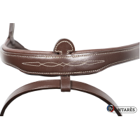 Bridon Signature by Antares muserolle combinée signature Marron Bridon Signature by Antares muserolle combinée signature Marron