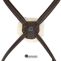 Bridon Signature by Antares muserolle combinée Marron Bridon Signature by Antares muserolle combinée Marron