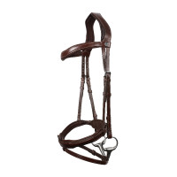 Bridon Signature sport by Antares muserolle combinée Marron Bridon Signature sport by Antares muserolle combinée Marron