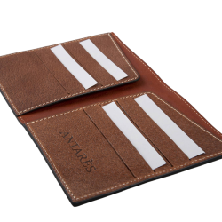 Porte passeport Antares cuir malt Porte passeport Antares cuir malt