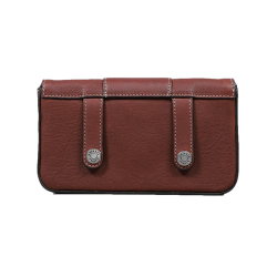 Pochette téléphone Antares Melrose grand format Noisette Marron