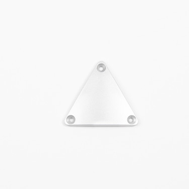 Triangle arrière pour casque Antares gamme Argent