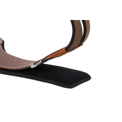 Sangle bavette Signature by Antares longue Tabac Marron