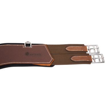 Sangle bavette Signature by Antares longue Tabac Marron