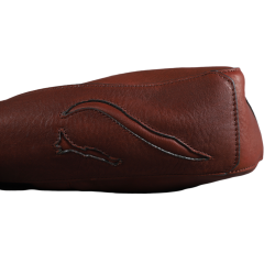 Sac bandoulière Antares en cuir Milano Noisette Marron