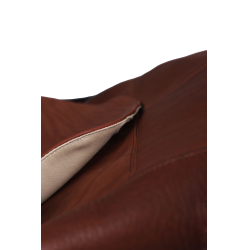 Sac bandoulière Antares en cuir Milano Noisette Marron