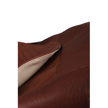 Sac bandoulière Antares en cuir Milano Noisette Marron