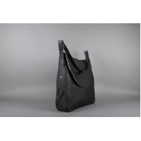 Sac bandoulière Antares en cuir Milano Noir