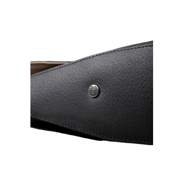 Sac bandoulière Antares en cuir Milano Noir