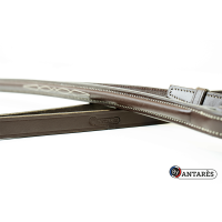 Rênes tressées Signature by Antares 16 mm Marron