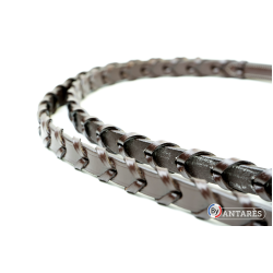 Rênes tressées Signature by Antares 16 mm Marron