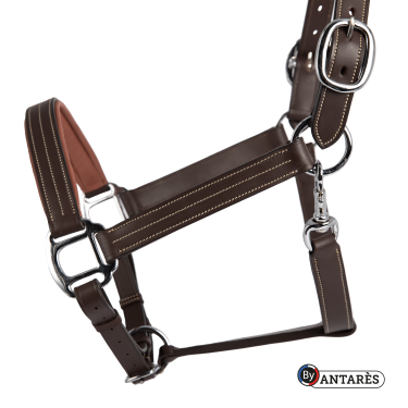 Licol cuir Signature by Antares anatomique Marron