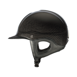 Casque Antares Precision Carbone visière standard Noir / noir / chrome / noir