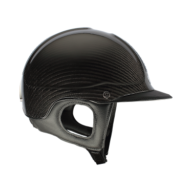 Casque Antares Precision Carbone visière standard Noir / noir / chrome / noir