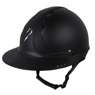 Casque Antares Origin Référence visière Eclipse Swarovski Noir / cuir noir