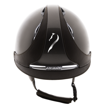 Casque Antares Origin Premium visière standard Bison vernis