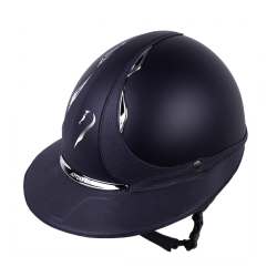 Casque Antares Origin Galaxy visière Eclipse Bleu / cuir bleu