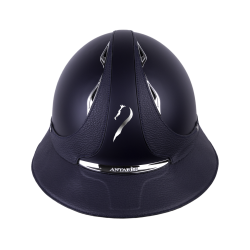Casque Antares Origin Galaxy visière Eclipse Bleu / cuir bleu