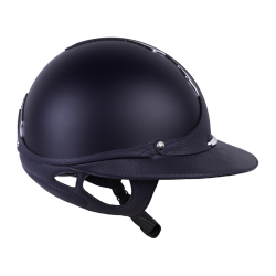 Casque Antares Origin Galaxy visière Eclipse Bleu / cuir bleu