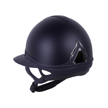 Casque Antares Origin Galaxy visière Eclipse Bleu / cuir bleu