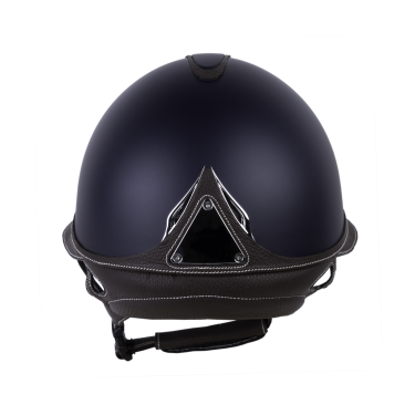 Casque Antares Origin Galaxy visière Eclipse Bleu / cuir marron
