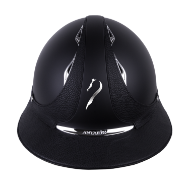 Casque Antares Origin Galaxy visière Eclipse Noir / cuir noir
