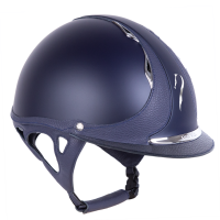 Casque Antares Origin Galaxy visière standard Bleu / cuir bleu