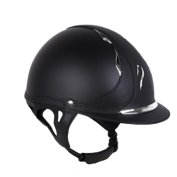 Casque Antares Origin Galaxy visière standard Noir / cuir noir