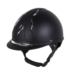 Casque Antares Origin Galaxy visière standard Noir / cuir noir