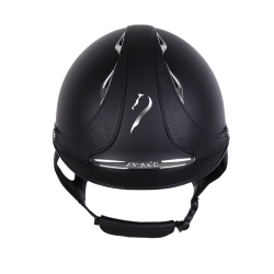 Casque Antares Origin Galaxy visière standard Noir / cuir noir