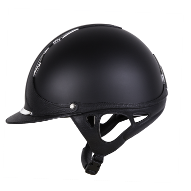 Casque Antares Origin Galaxy visière standard Noir / cuir noir