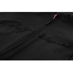 Gilet Je t'aime Equithème Ilona femme Noir