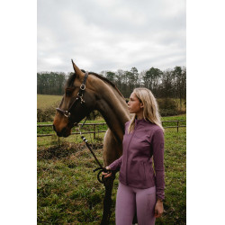 Gilet Je t'aime Equithème Ilona femme Lilas Violet Gilet Je t'aime Equithème Ilona femme Lilas Violet