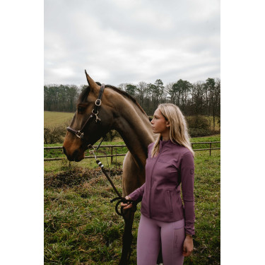 Gilet Je t'aime Equithème Ilona femme Lilas Violet Gilet Je t'aime Equithème Ilona femme Lilas Violet
