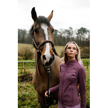 Gilet Je t'aime Equithème Ilona femme Lilas Violet Gilet Je t'aime Equithème Ilona femme Lilas Violet