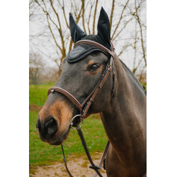 Bonnet chasse-mouches Equithème Pearl Marine Bleu marine