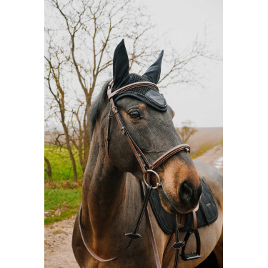 Bonnet chasse-mouches Equithème Pearl Marine Bleu marine