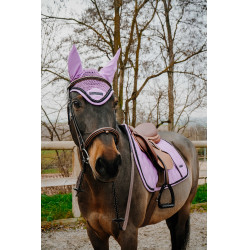 Bonnet chasse-mouches Equithème Pearl Lavande Violet