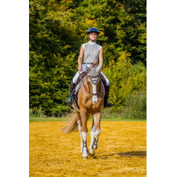 Bonnet chasse-mouches Equithème Pearl Taupe Marron
