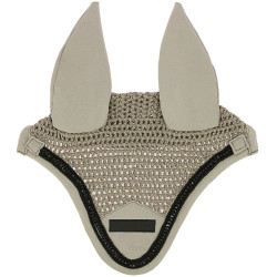 Bonnet chasse-mouches Equithème Pearl Taupe Marron