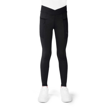 Legging Flora Enfant Je T'aime Equithème Noir