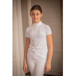 Polo Eden by Pénélope Florence mesh Blanc