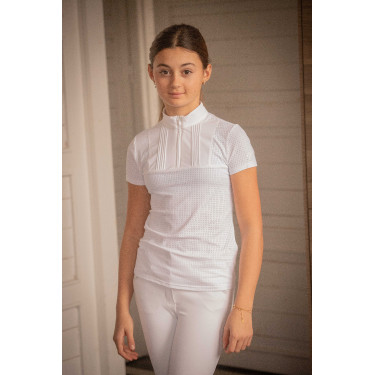 Polo Eden by Pénélope Florence mesh Blanc