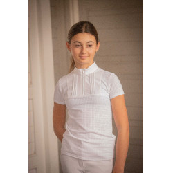 Polo Eden by Pénélope Florence mesh Blanc