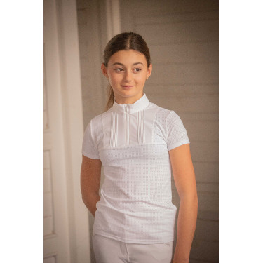 Polo Eden by Pénélope Florence mesh Blanc